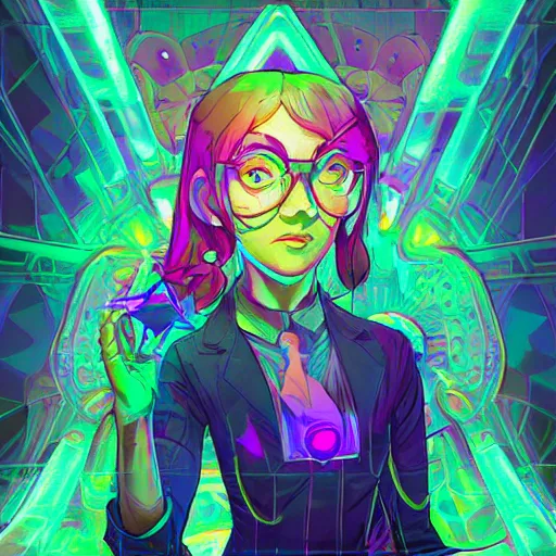 Image similar to skill magic geek inside matrix deepdream radiating a glowing aura stuff loot legends stylized digital illustration video game icon artstation lois van baarle, ilya kuvshinov, rossdraws,