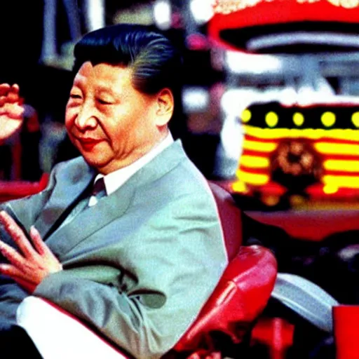 Image similar to xi jinping in fear and loathing in los vegas ( 1 9 9 8 )
