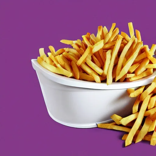 Image similar to bathtub full of fries