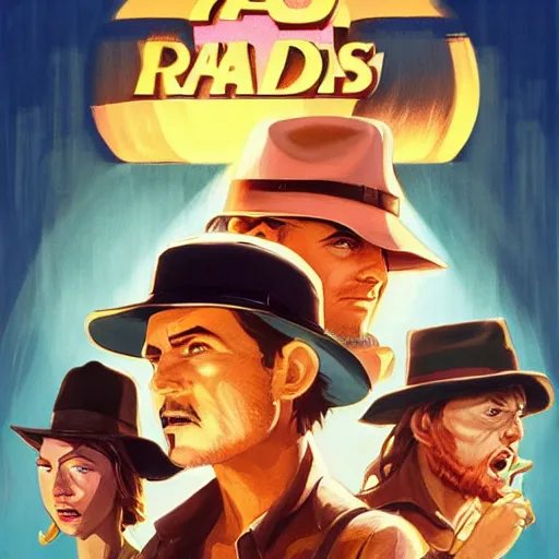 Image similar to face icon stylized minimalist raiders of the lost ark 1 9 8 1, loftis, cory behance hd by jesper ejsing, by rhads, makoto shinkai and lois van baarle, ilya kuvshinov, rossdraws global illumination