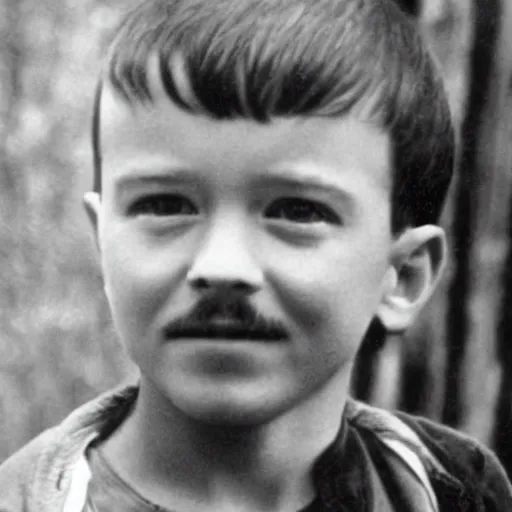 Image similar to a photo of young walter white as a child