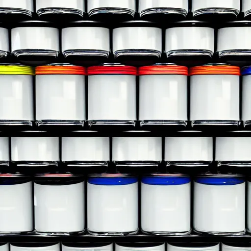 Image similar to can of paint, minimal, modern