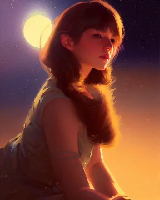 Image similar to a potrait of a space fanstasy cat, fine details. night setting. realistic shaded lighting poster by ilya kuvshinov katsuhiro, artgerm, jeremy lipkin and michael garmash, unreal engine, radiant light, detailed and intricate environment, digital art, trending on art station