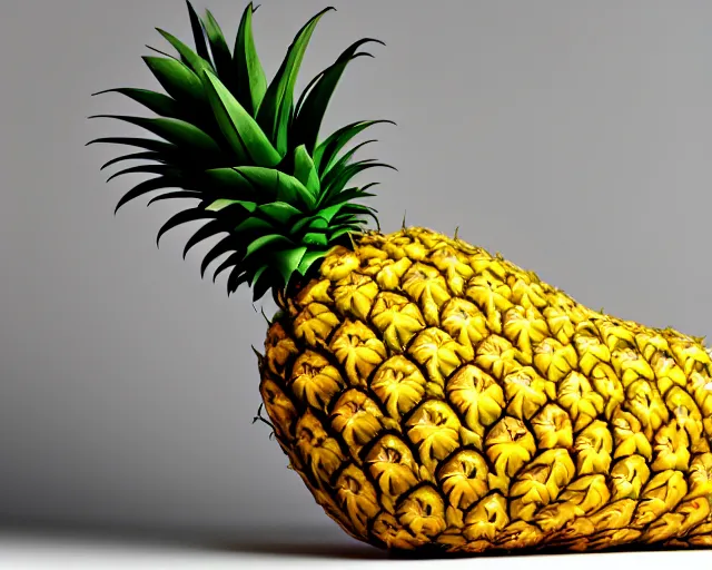 Image similar to a photo of super ultra turbo pineapple, 4k ultra