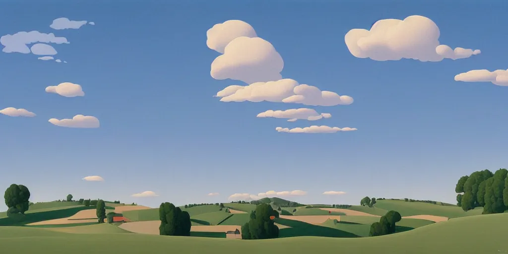 Image similar to pals, blue sky, summer evening, kenton nelson