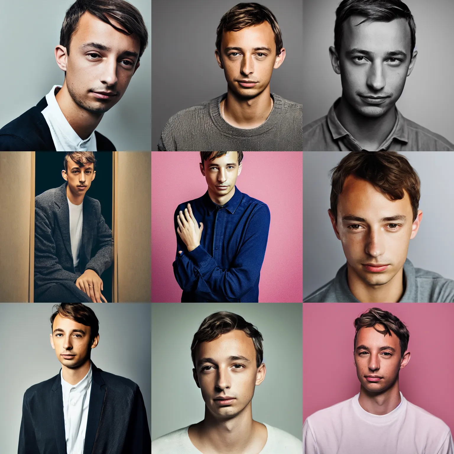 Prompt: stunning professional photography portrait of flume, soft studio lighting, 4 k