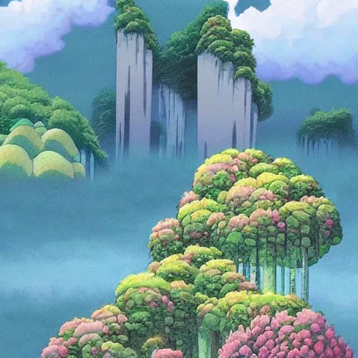 Image similar to beautiful nature scenery from Spirited Away (2001)