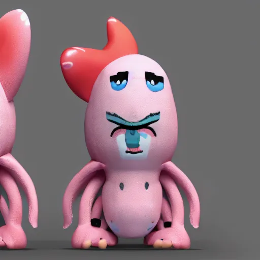 Prompt: hyper detailed 3d render “squid game characters as plush toys” kawaii, highly detailed, 8k, portrait
