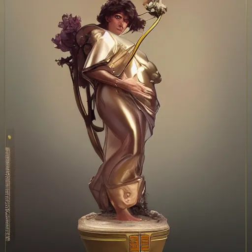 Prompt: amazing lifelike award winning statue of Fred west trending on art station artgerm Greg rutkowski alphonse mucha cinematic