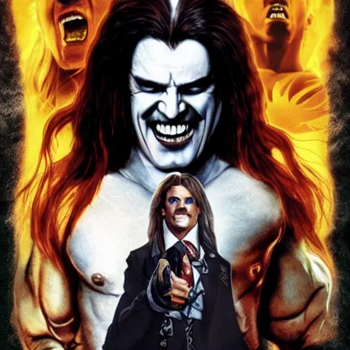 Prompt: hulk hogan as lestat, interview with the vampire, 8 k movie poster