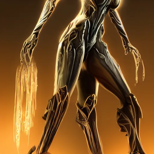 Image similar to beautiful and stunning giant female warframe, doing an elegant pose, looming over ant pov, about to step on and pov, slick elegant design, sharp claws, detailed shot, feet and hands, highly detailed art, epic cinematic shot, realistic, professional digital art, high end digital art, DeviantArt, artstation, Furaffinity, 8k HD render, epic lighting, depth of field