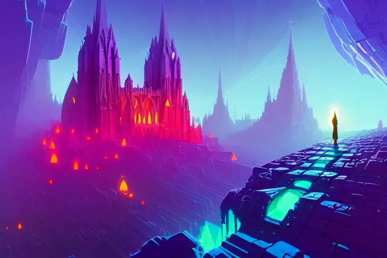 Image similar to the power crystals are unstable and threaten the cathedral, beautiful detailed, cinematic, strong lighting, hi - fructose art magazine, by anton fadeev and paul lehr and david heskin and josan gonzalez, 8 k