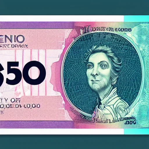 Image similar to concept design £ 5 0 note for the year 2 0 3 3