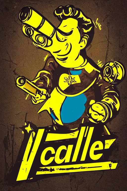 Image similar to fallout 7 6 retro futurist illustration art by butcher billy, sticker, colorful, illustration, highly detailed, simple, smooth and clean vector curves, no jagged lines, vector art, smooth andy warhol style