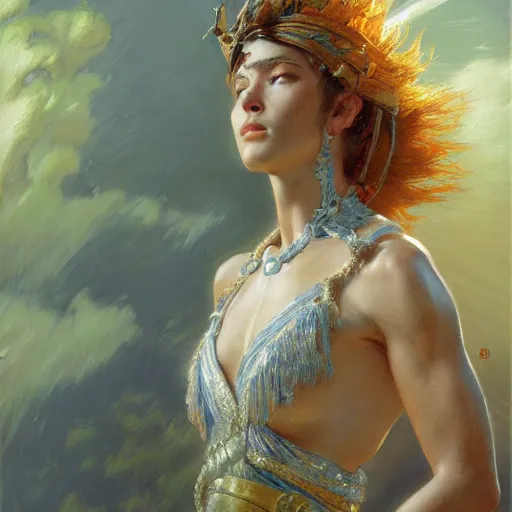 Prompt: tsuna, highly detailed painting by gaston bussiere, craig mullins, j. c. leyendecker, 8 k