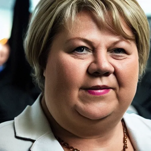 Prompt: Erna Solberg in Oblivion