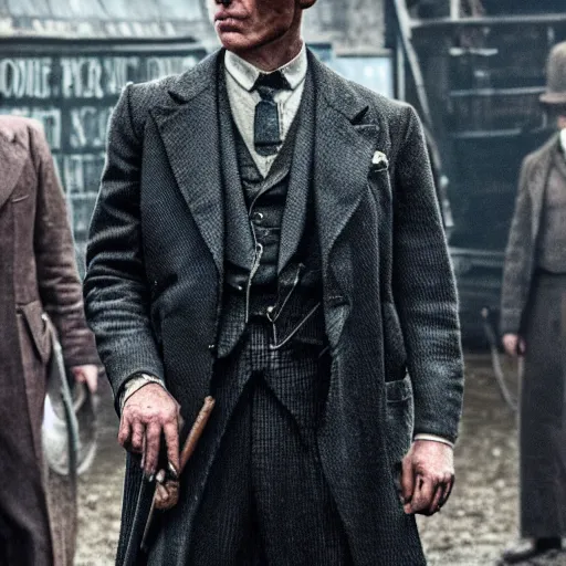 Image similar to Batman in Peaky Blinders very detailed 4K quality super realistic