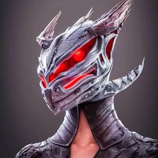 Image similar to stunning headshot of a beautiful anthropomorphic robot female dragon, with smooth and streamlined armor, standing and posing elegantly, well detailed dragon head with epic LED eyes and a beautiful organic maw with the pov looking inside, sharp and dangerous sleek design, two arms, beautiful digital art, artstation, DeviantArt, FurAffinity, professional, depth of field, close-up, hd, octane render, sunset lighting