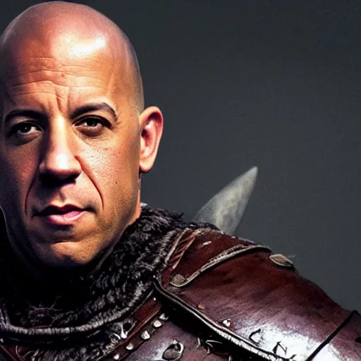 Image similar to vin diesel as a viking