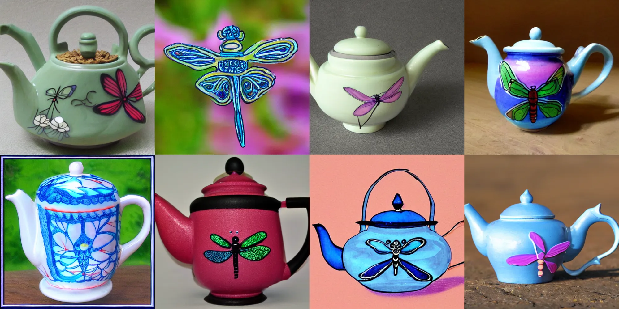 Prompt: Teapot DragonFly