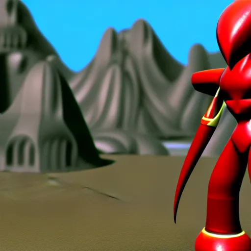 Image similar to boomerang kuwanger, very detailed, unreal engine, psx graphics, 3 5 mm still photo