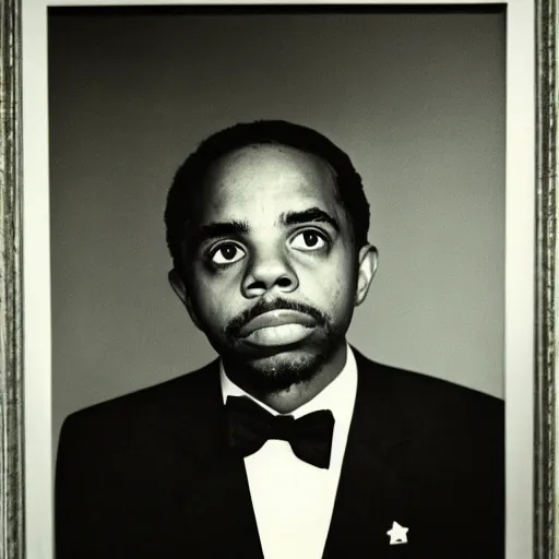 Image similar to Official Portrait of the United States President, 1962. Earl Sweatshirt Photography taken by Bo Bartlett