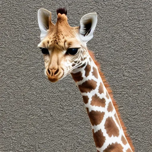 Image similar to photo of a cat giraffe hybrid