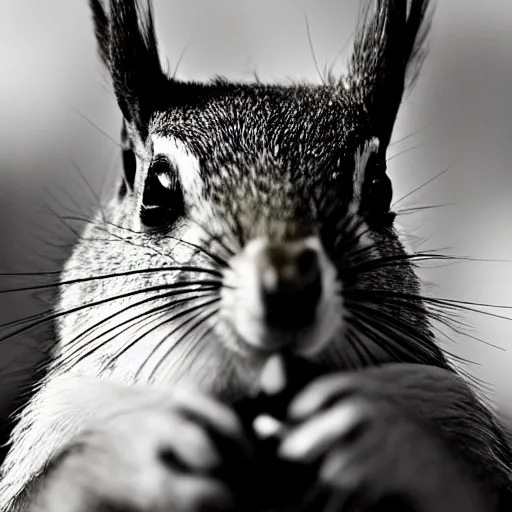 Image similar to a photo by bruce gilden of a squirrel politician, leica s, flash, high contrast, intricate, closeup of face, beautiful