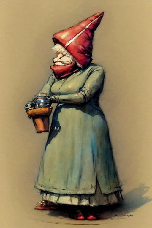 Image similar to ( ( ( ( ( 1 9 5 0 s robot knome happy grandmother. muted colors. ) ) ) ) ) by jean - baptiste monge!!!!!!!!!!!!!!!!!!!!!!!!!!!!!!