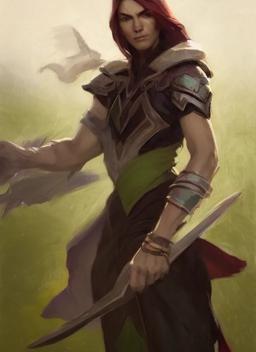 Image similar to portrait of Windrunner from DOTA 2, countryside, calm, fantasy character portrait, dynamic pose, above view, sunny day, thunder clouds in the sky, artwork by Jeremy Lipkin and Giuseppe Dangelico Pino and Michael Garmash and Rob Rey, very coherent asymmetrical artwork, sharp edges, perfect face, simple form, 100mm