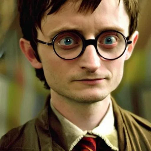 Prompt: Elijah Wood as Harry Potter