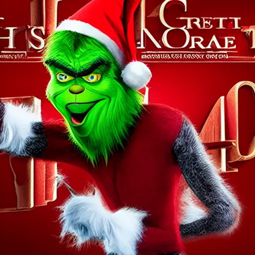 Image similar to grinch as a barack obama 4 k