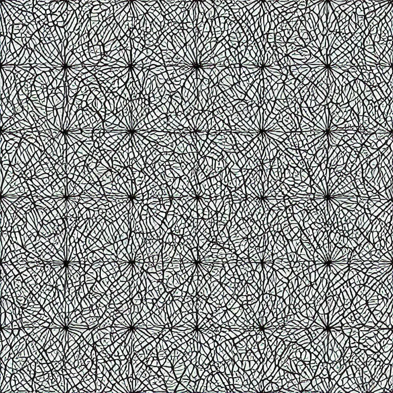 Prompt: a detailed pen and ink generative line - art drawing composed of squares and circles. clean lines, mm, svg. technical, geometric, symmetry