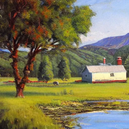 Image similar to farmhouse beside a lake, Glen Chadbourne, Darrell K Sweet