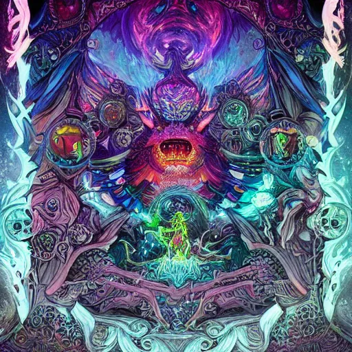 Image similar to list of colouring pages from the otherworldly fantasy items book, glowing lights, epic fantasy, colorfully, detailed illustration, digital art, highly saturated colors, overdetailed art, concept art, detailed illustration, hd, 4 k, digital art, greg rutkowski, dan mumford, trending on artstation