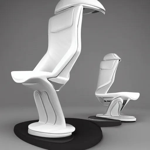 Image similar to futuristic baroque command chair in space ship