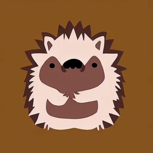 Image similar to cute hedgehog in the style of goro fujita