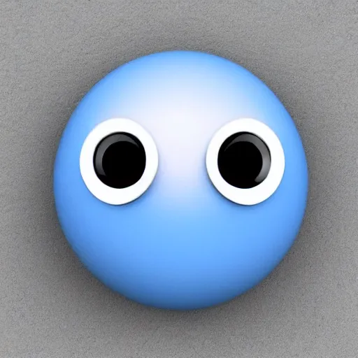 Image similar to the most cutest adorable happy picture of a blue ball face, key hole on blue ball, locklegion, lock for face, keyhole faceial movement, chibi style, wooperlock, wooper lock, black keyhole face, adorably cute, enhanched, deviant adoptable, digital art Emoji collection