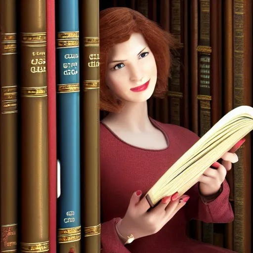 Prompt: 2 1 st century woman!!!! with a medieval book in her hand, 4 k, 8 k, photorealistic imagery