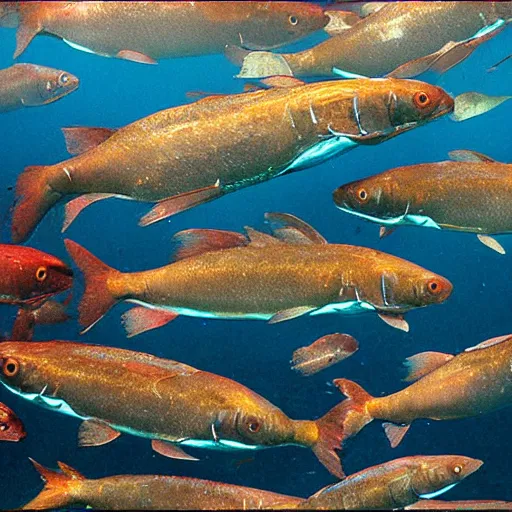 Image similar to for every coelacanth there are a million red herrings.
