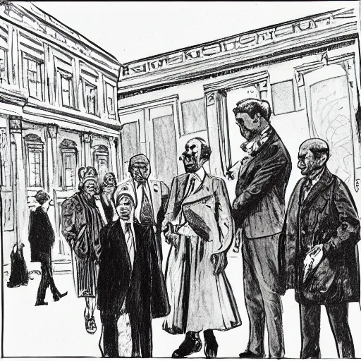 Image similar to Alfred E. Neumann visits the Louvre by Mort Drucker and Al Jaffe