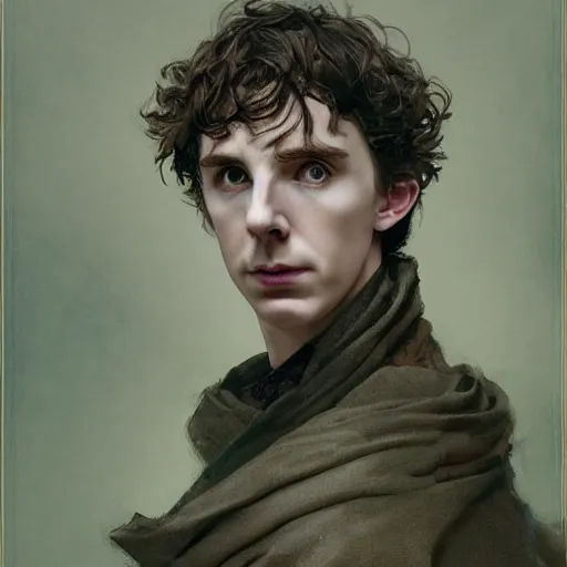 Prompt: portrait of a hybrid of ( benedict cumberbatch ) and freddie highmore and timothee chalamet, photo realistic, highly detailed, perfect face, fine details, by carl spitzweg, ismail inceoglu, vdragan bibin, hans thoma, greg rutkowski, alexandros pyromallis