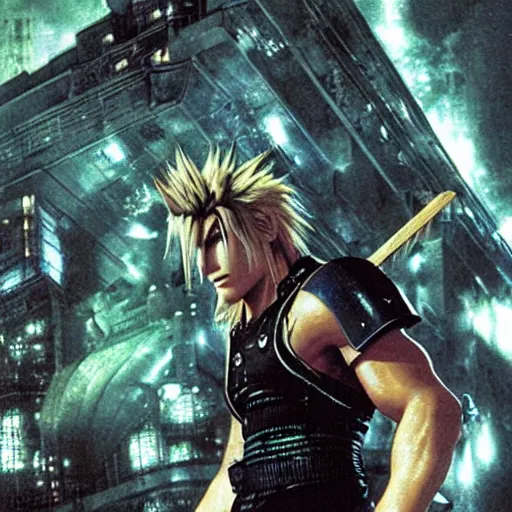 Image similar to midgar from final fantasy vii