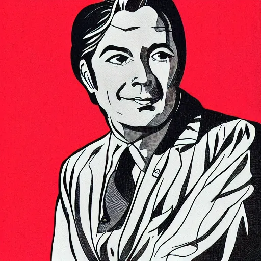 Image similar to tom jobim as manga character