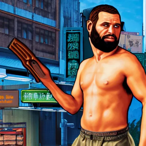 Prompt: saint homo neanderthalis with science bible on hand, gta chinatown wars art style, hyperrealistic, rgba colors, remove duplicate content, justify contents center.