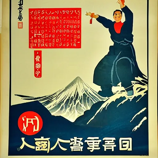 Prompt: japan era propaganda poster