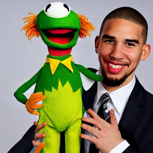 Image similar to jason tatum as a muppet