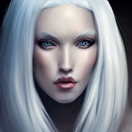 a white hair girl, art by samdoesart, highly detailed, | Stable Diffusion