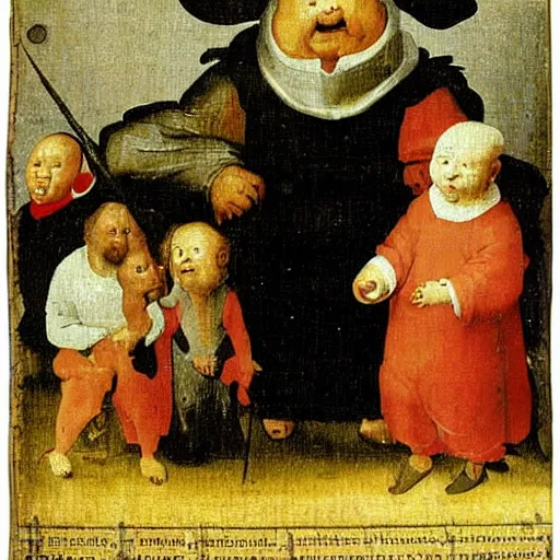 Prompt: xijinping by hieronymus bosch