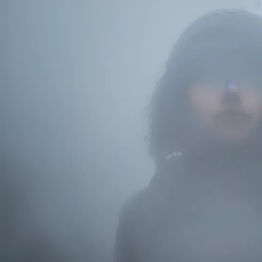 Prompt: a person made out of mist